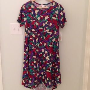 NWT Lularoe Floral Print XS Carly Dress!