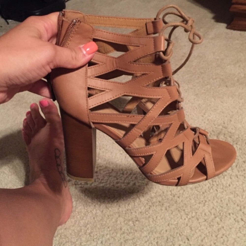 Caged sandals
