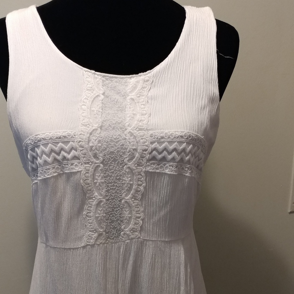 White lacey summer dress