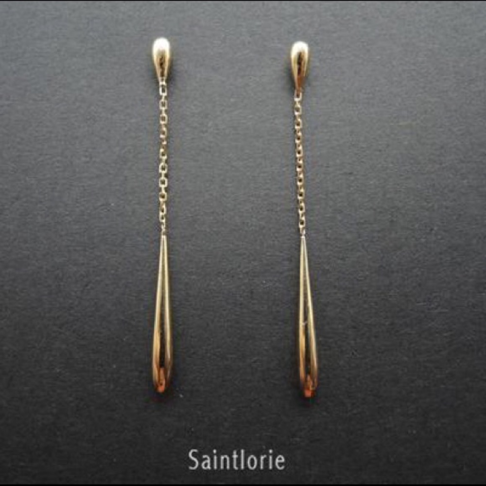 Yellow Gold Drop Earrings