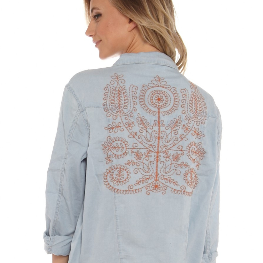 Somedays Lovin' Embroidered Denim Boho Jacket