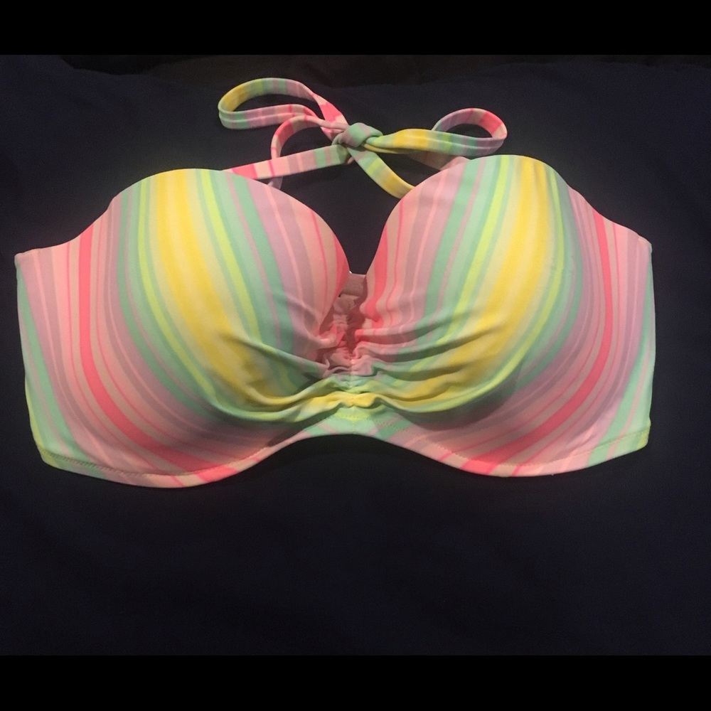 Victoria's Secret Bandeau Swim Top in size 36DD.