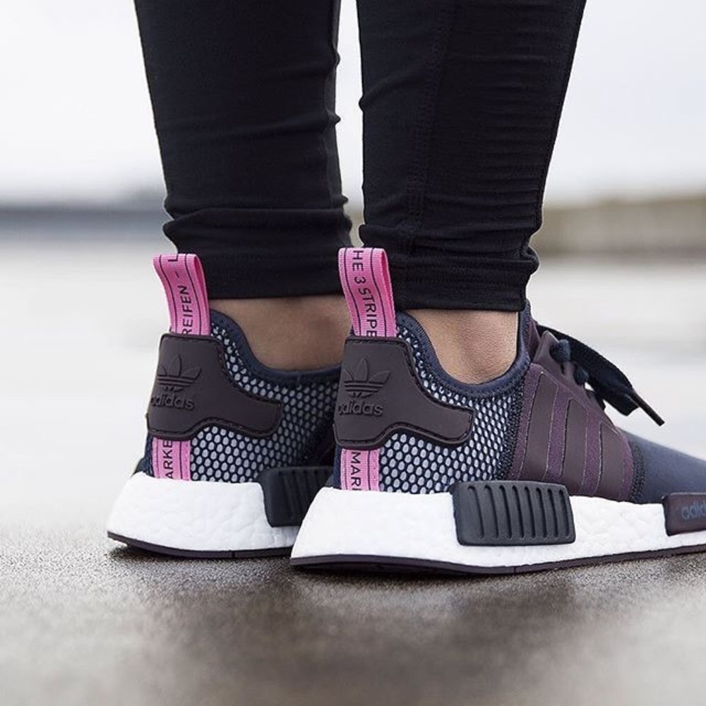 Adidas NMD Women's Purple Navy Pink 2016 8.5