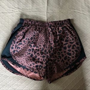 Nike Pink Animal Print Shorts