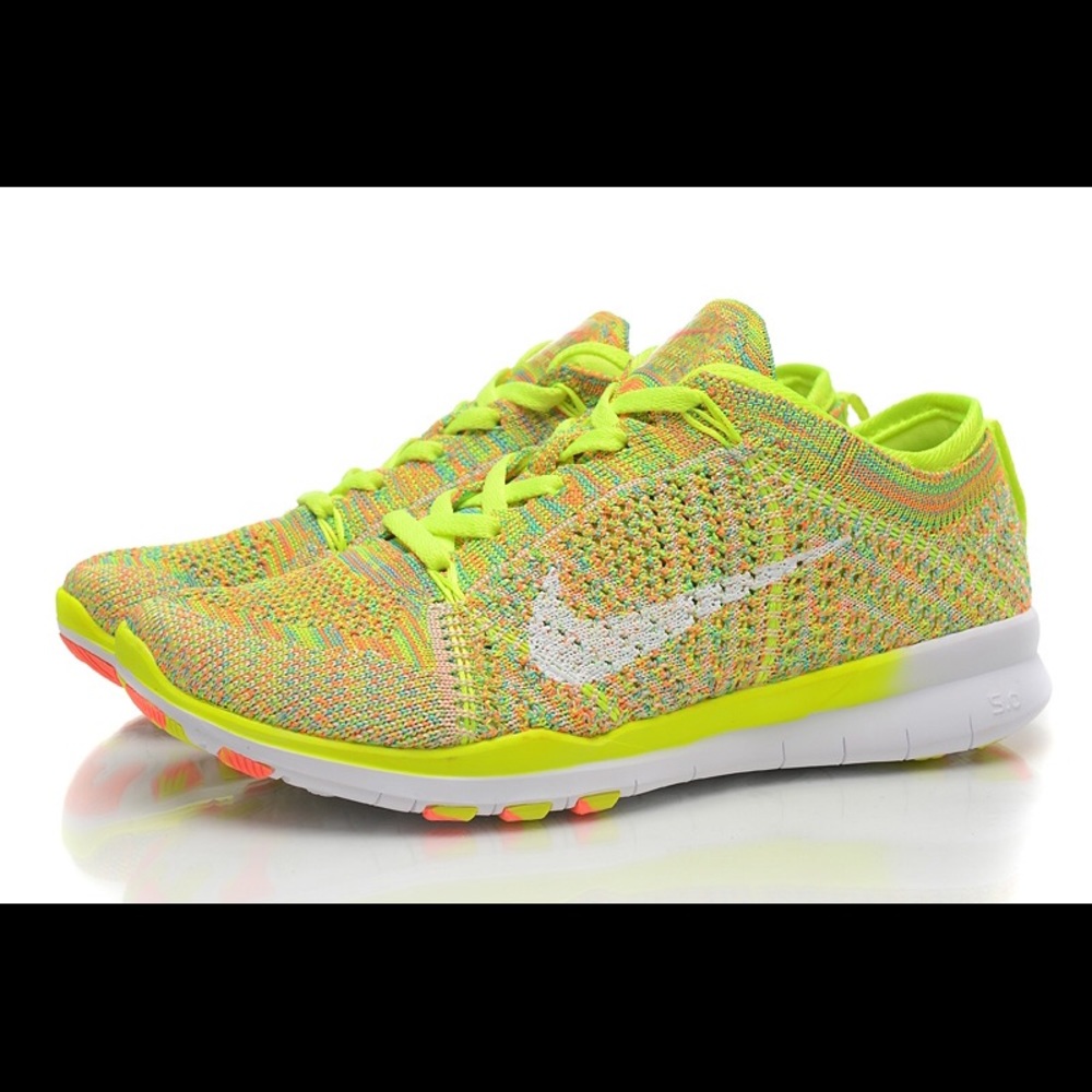 Nike TR Flyknit 5.0 Women's Neon Green Yellow