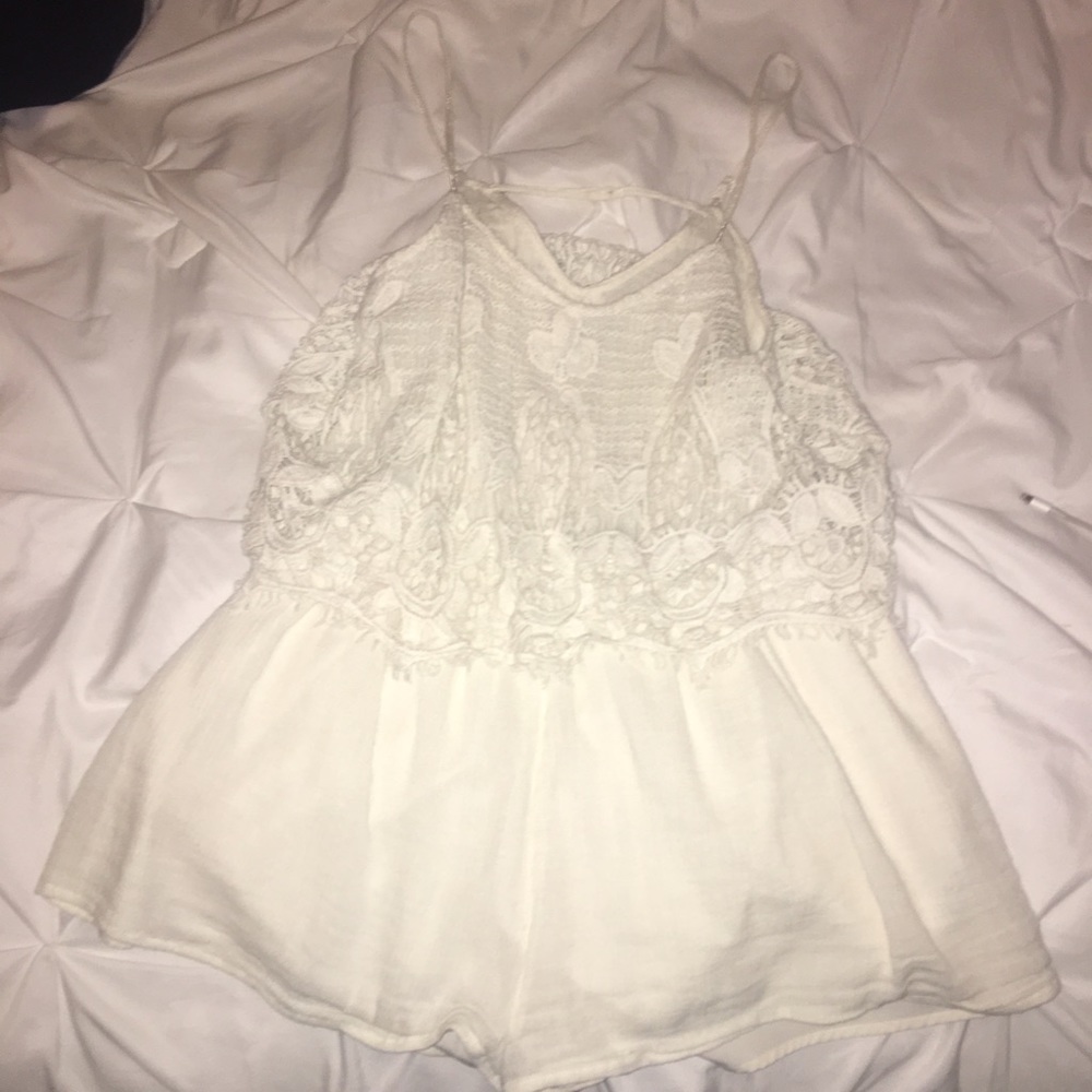 Cute lace romper