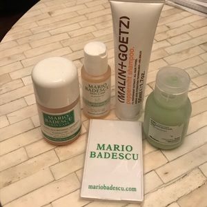 Luxury bath set: Mario Badescu, Malin+Goetz