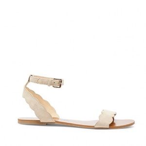 Sole Society Odette Sandal! New! Scallop details!