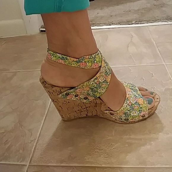 Flower summer wedges💋💋 - Picture 3 of 6