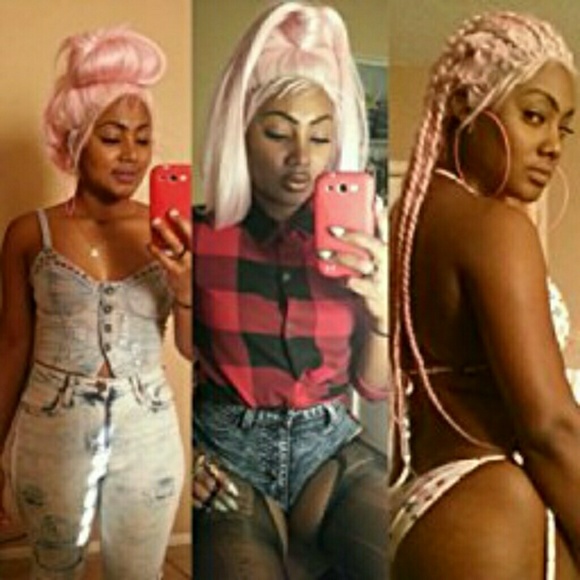 Pink Beauty LaceFront Wig 22-26 inches!! main image 4