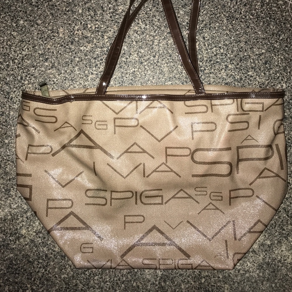 Via Spiga waterproof broad based tote