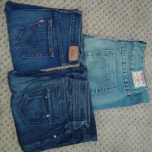 Womans  True Religion , Levi's 505, Banana Republi