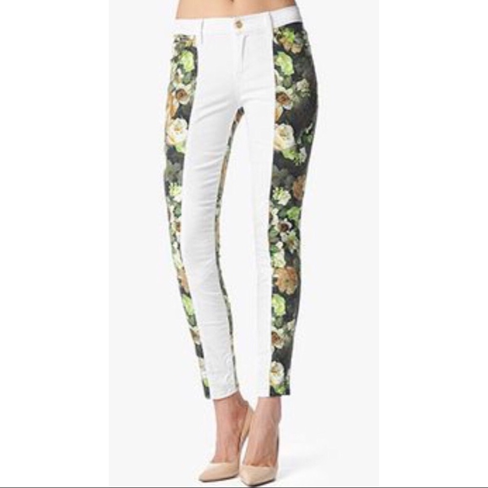 7 For All Mankind Floral Skinny