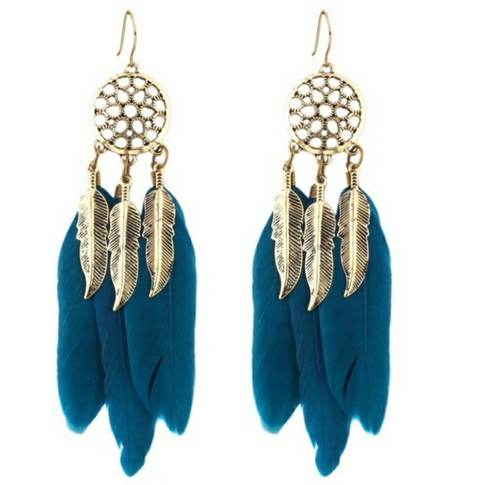 Dream catcher earrings