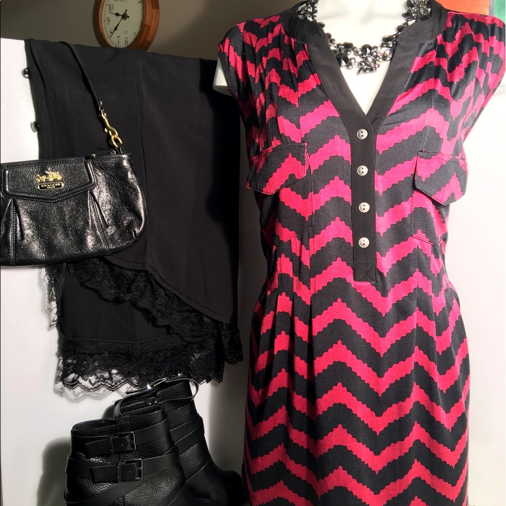 Plus Size Red and Black Avenue Top