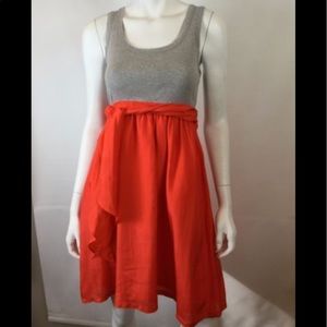 Gray-orange dress by One September (Anthropologie) Gray-orange dress by One September (Anthropologie)