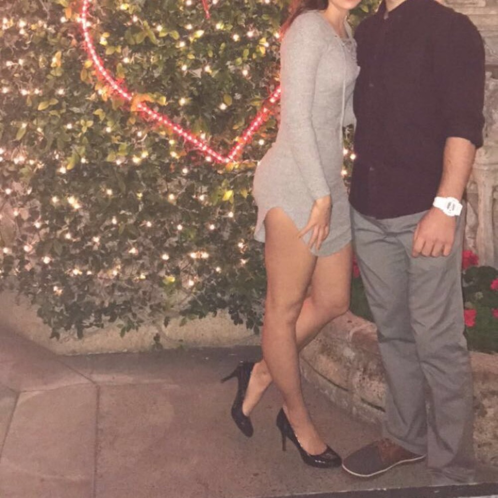 SEXY tight gray dress ... can be casual or fancy