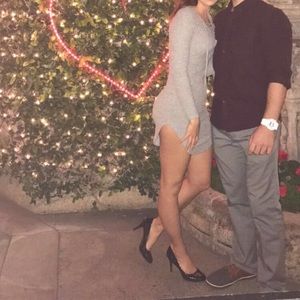 SEXY tight gray dress ... can be casual or fancy