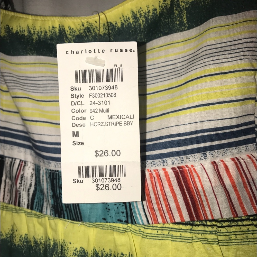 Multi colored dress