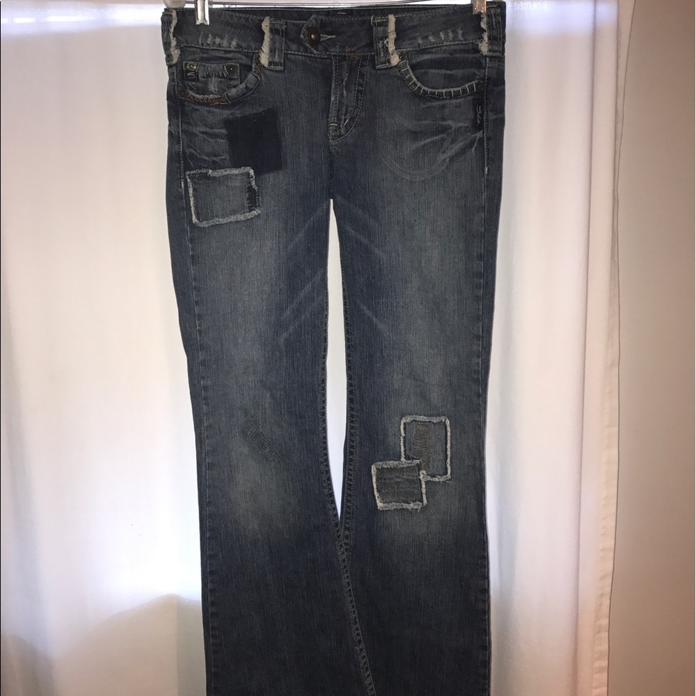 Silver jeans