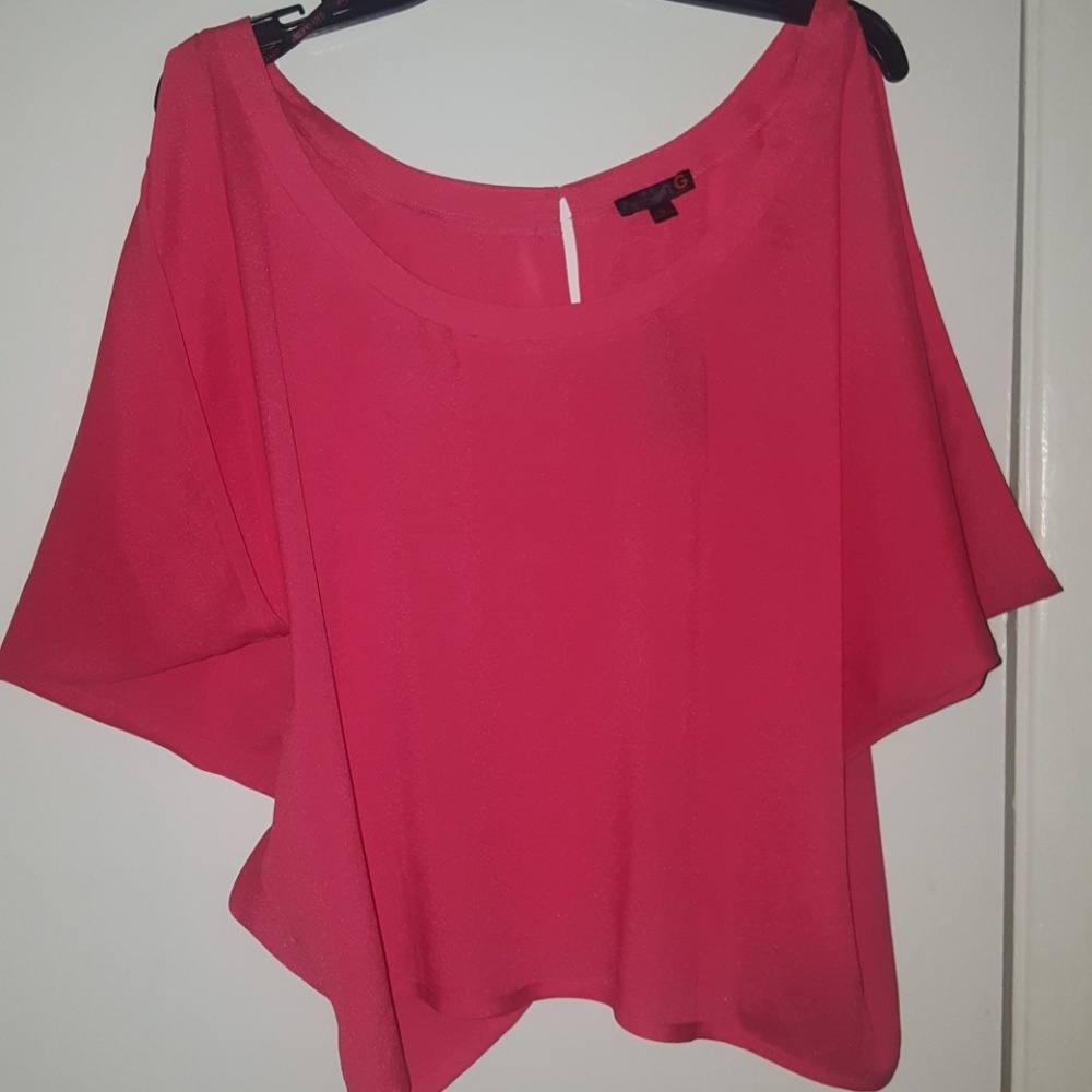 Guess Rouge Pink (Coral) Crop Top