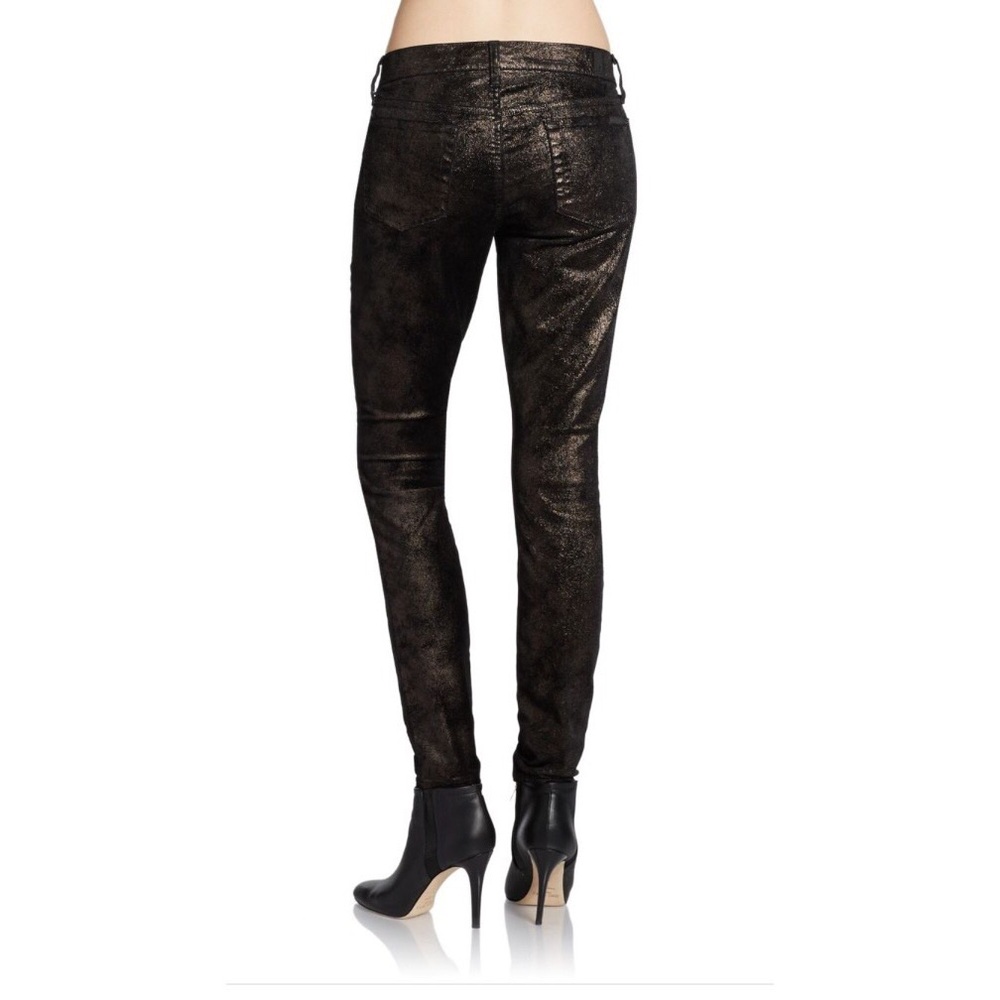 7 For All Mankind Metallic Skinny