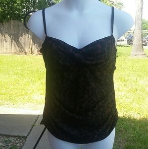 Leopard print tankini