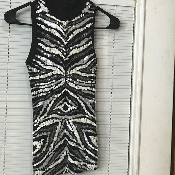 "Cache" So sexy gorgeous black white silver - Picture 1 of 4