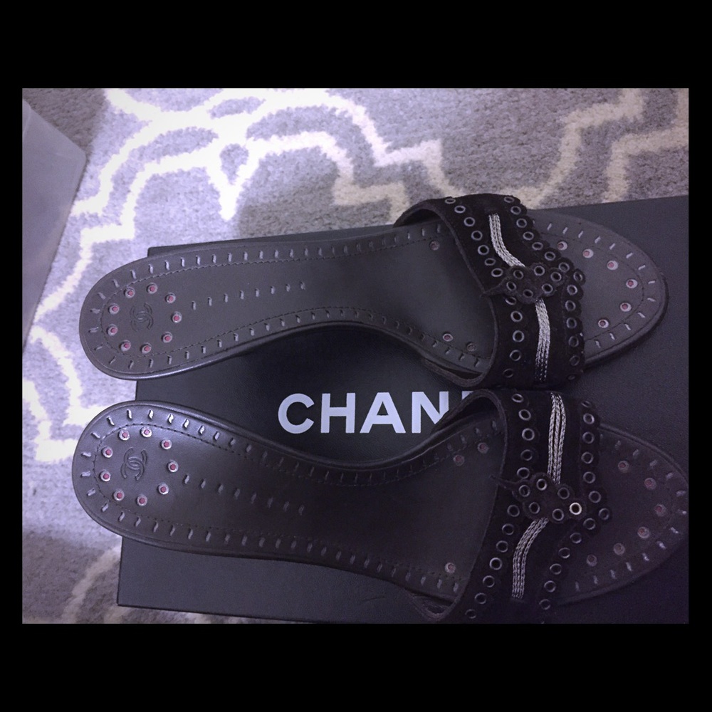 Chanel Brown Kitten Heels - Practically New!