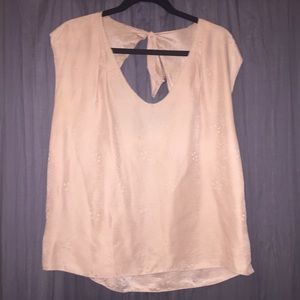 🌸 Rebecca Taylor Soft Pink Silk Top, Sz 12