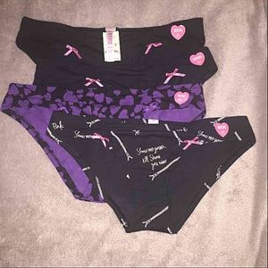 Victoria Secret Pink 4 bikini underwear BNWT