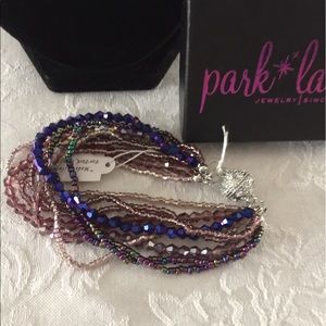 NWT Beautiful Beaded Amethyst Bracelet