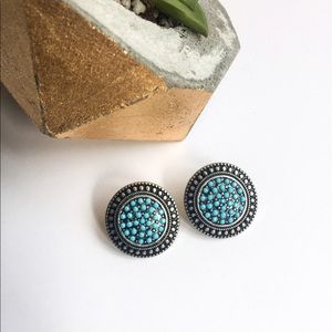 Blue & Silver Earrings