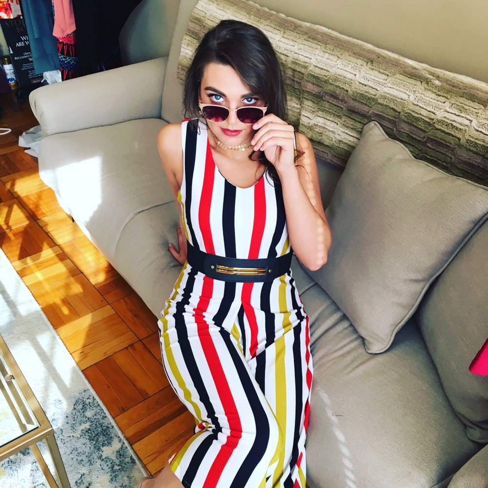 ❤️ NWT ❤️ STYLISH PANTSUIT W/ BELT