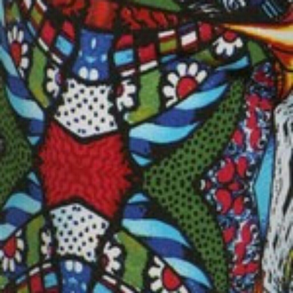 Last one HOST PICK*MOSAIC Print PALAZZO PANTS - Picture 7 of 8