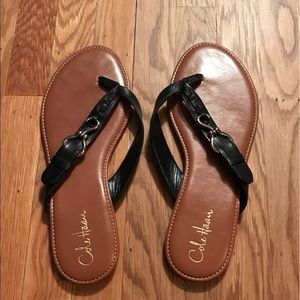 Cole Haan Leather Flip Flops
