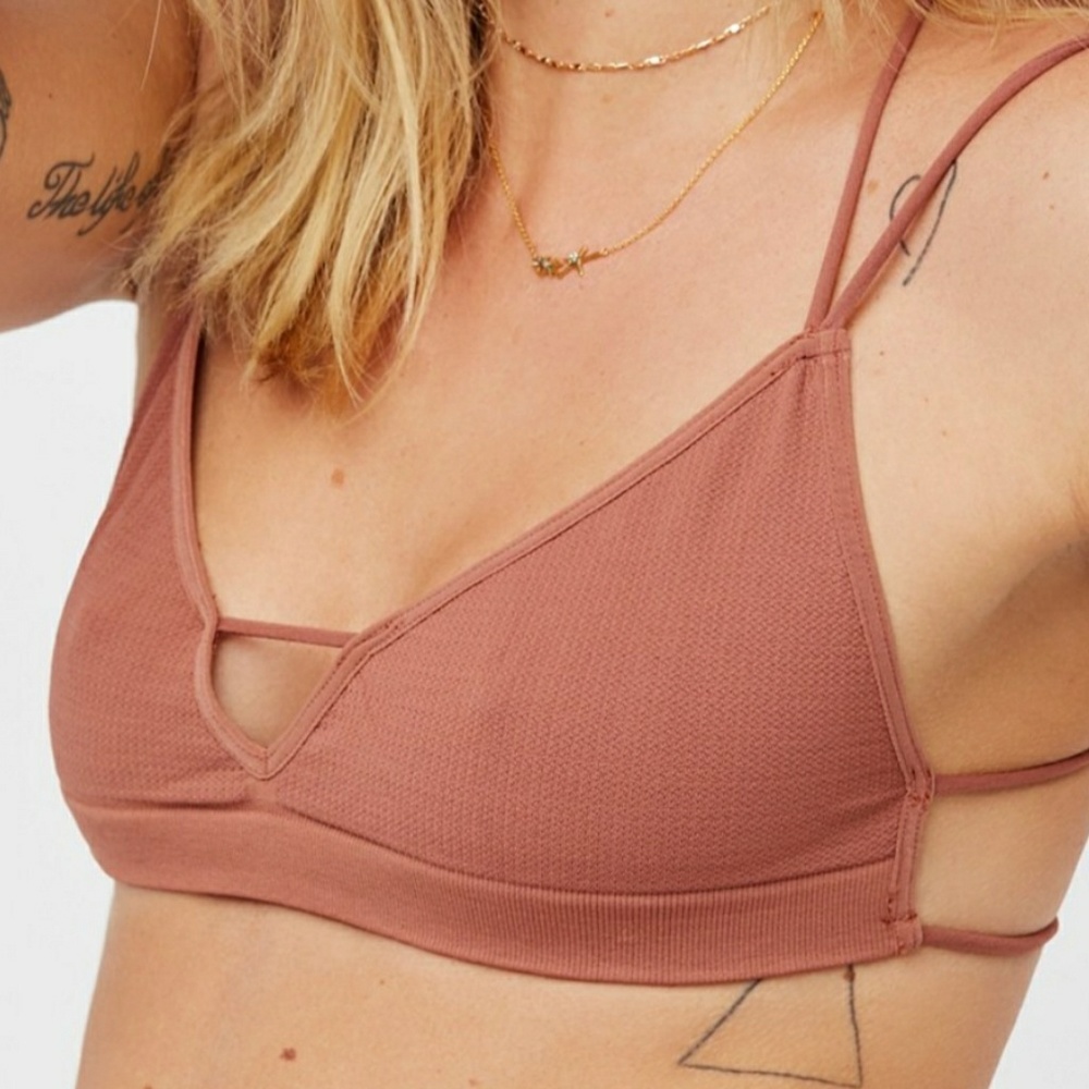 Free people sunkissed strappy back bra