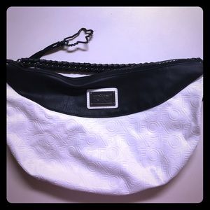 Fox White and Black Purse