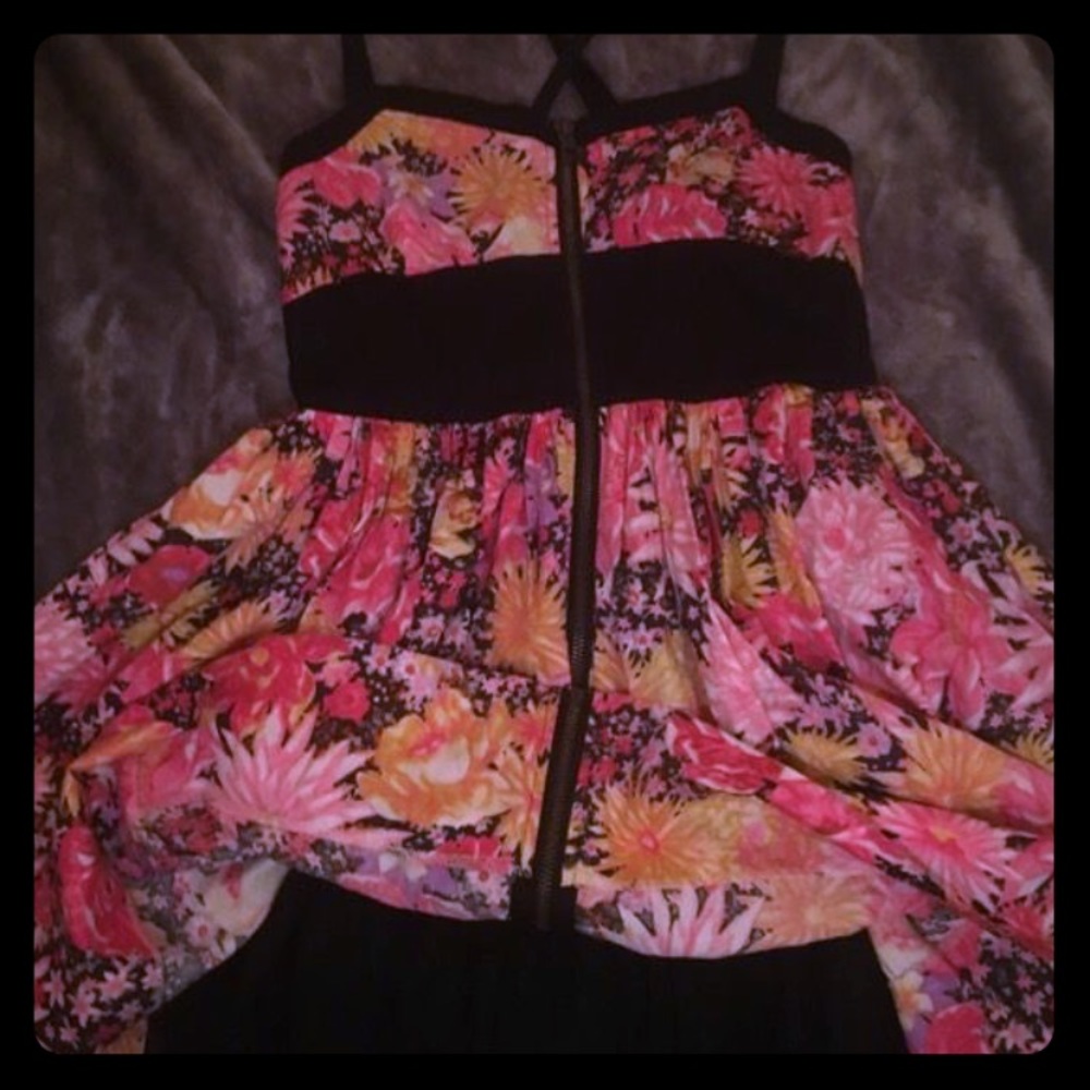 Floral Tutu lined summer dress