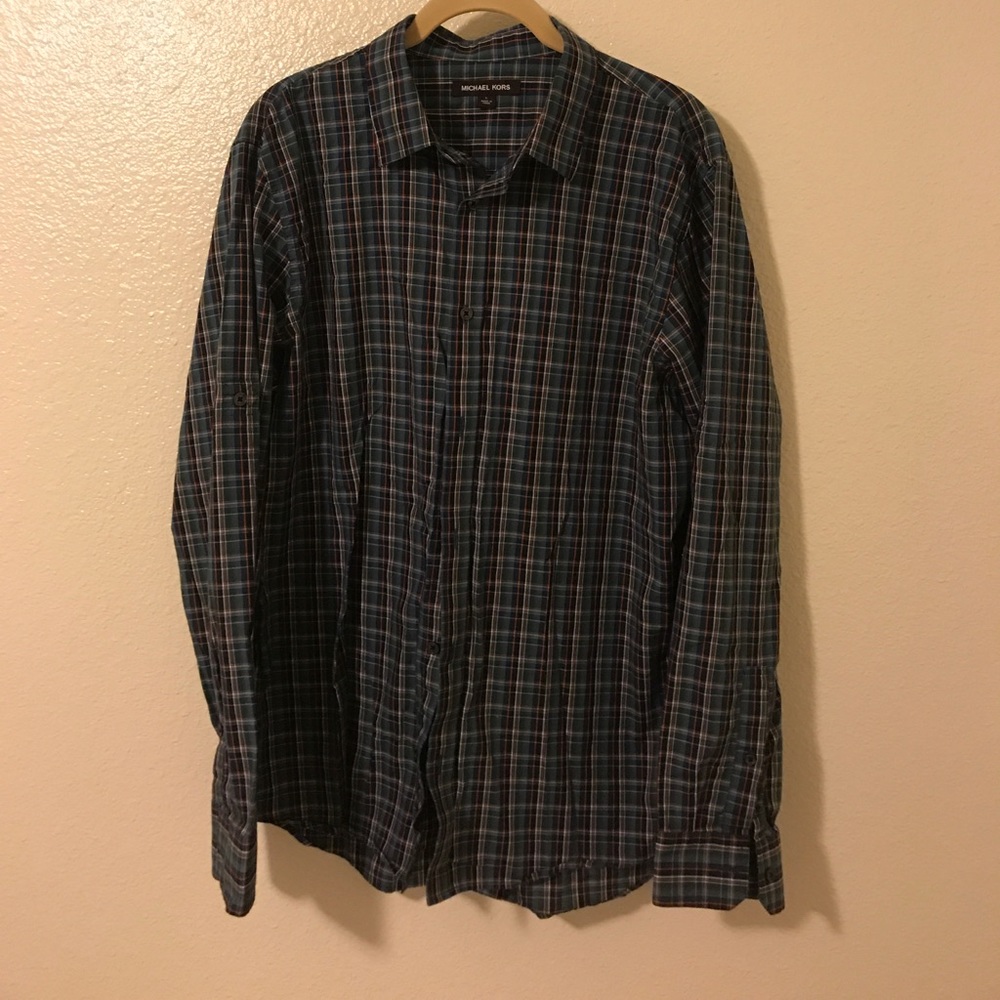 Michael Kors Men's long sleeve button up