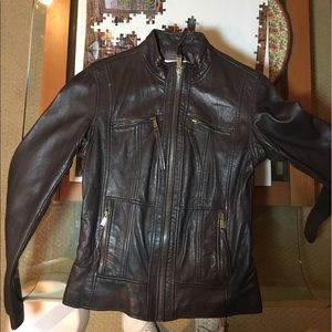 Michael Kors Leather Jacket size s (small)