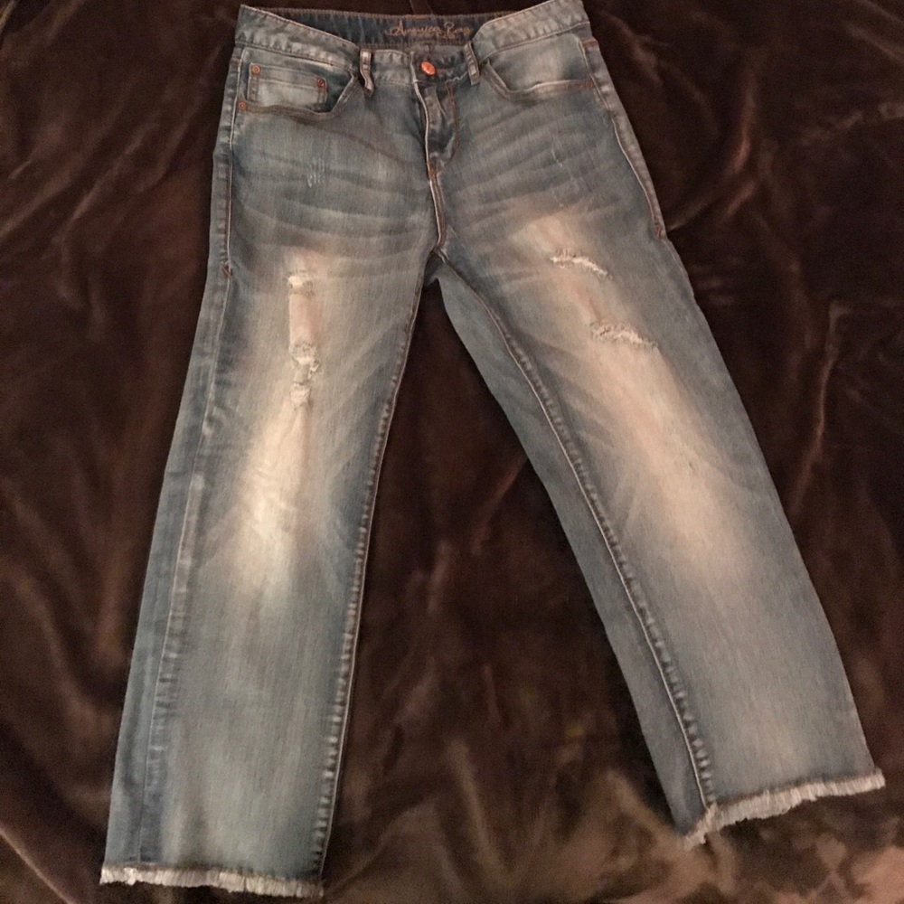 American Rag high-waisted capris jeans
