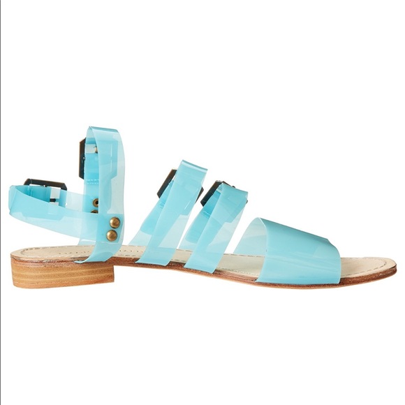 Jelly Blue Gladiator Sandal - Picture 3 of 3