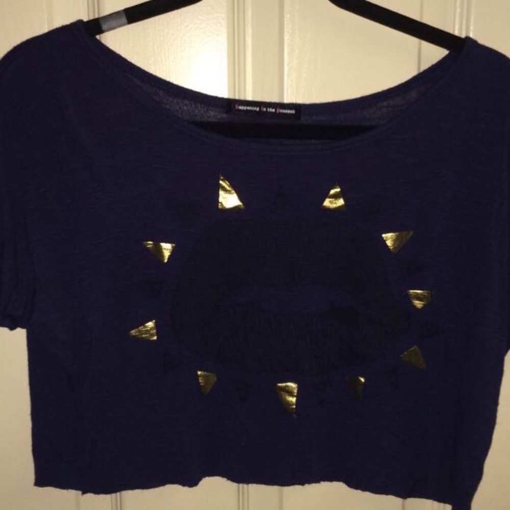 Graphic crop top