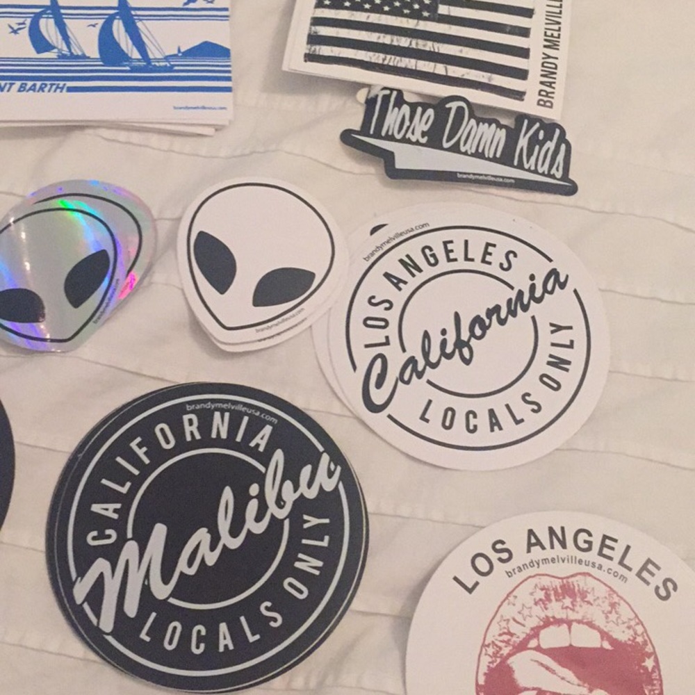 LOTS of Brandy Melville Stickers! Pick any sticker - Picture 3 of 3