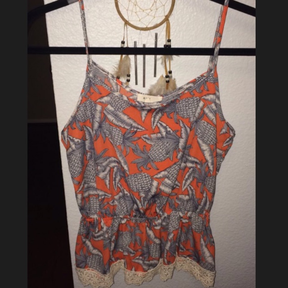 Tropical tank top