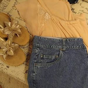 {SALE} Christopher Banks denim skirt