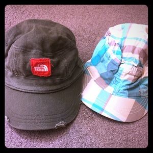 North Face and O'Neill hats
