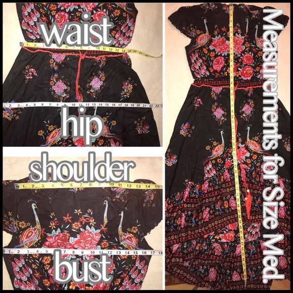 Hi-Lo Print Dress - Picture 7 of 8