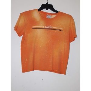 Vintage Nike Distressed Orange Crop Top 🔥